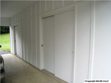 Storage in the carport area.