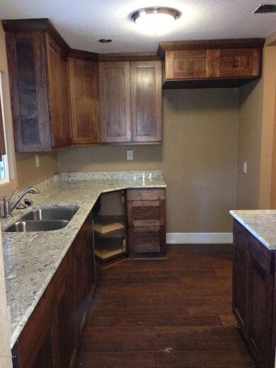 Custom Cabinets and Granite