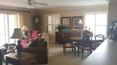 Large living and dining area