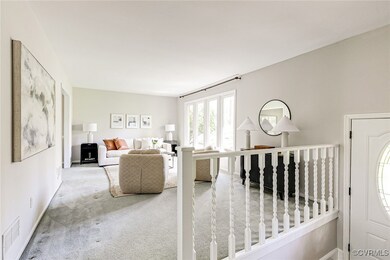 The living room provides the perfect reception for