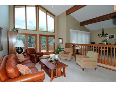 Living Room. Spacious living room makes entertaing