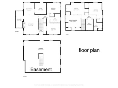FLOOR PLAN (dimensions are estimates)