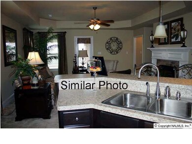 Similar photo looking from kitchen to great room