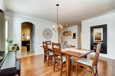 Check out the butlers pantry connecting the dining