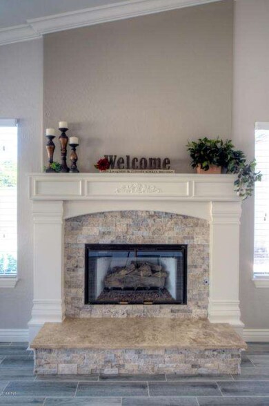 7- CUSTOM FIREPLACE