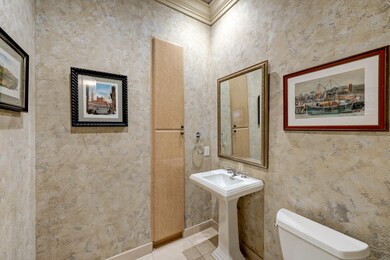 The Powder Room is tucked away behind the Family R