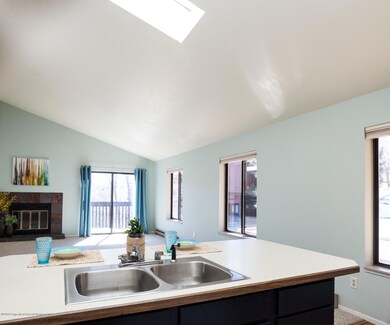 Open kitchen to living room