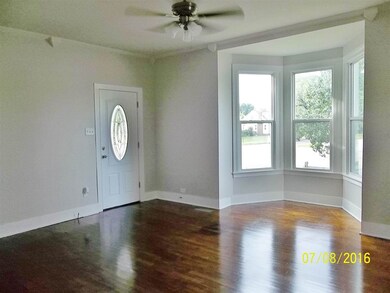Beautiful wood floors with bay window and lots of 