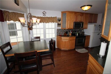 Kitchen viewed from near the living room.