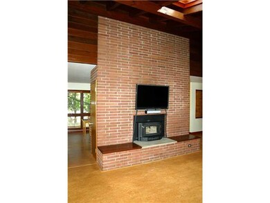 Living Room. Enjoy the warmth created by the wood 