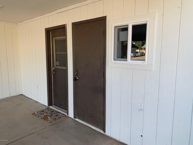Storage and carport entry