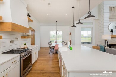Kitchen looking at dining room.