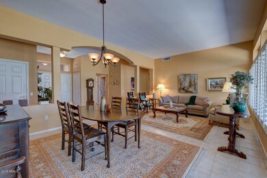 Living-dining view from AZ room