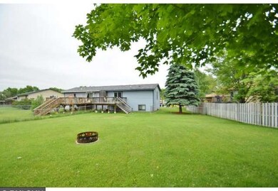 backyard looking at home.  Great fenced yard with 