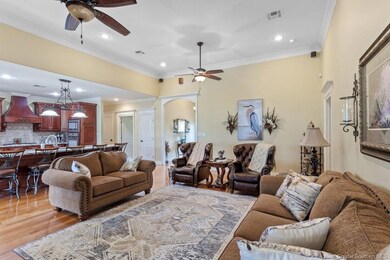 Living with entry and kitchen.