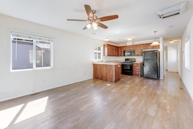Open Concept Kitchen & Living Area.