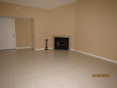Fireplace in family room