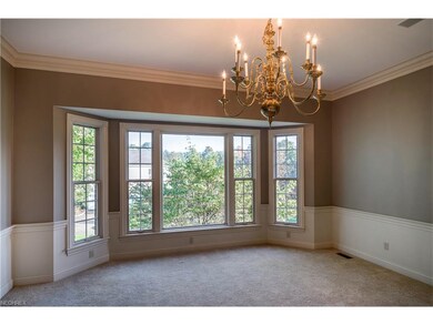 Bringing the outside beauty in, this diningroom ha