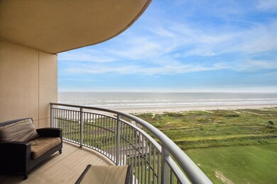 Another view of beachfront balcony.
