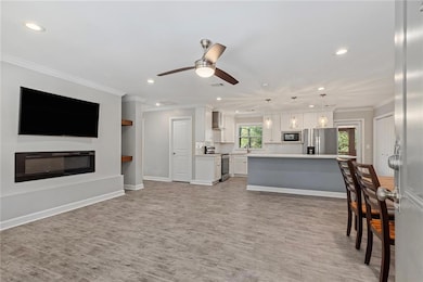 Open concept floorplan