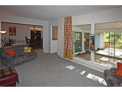 Living Room. Living room with expansive glass over