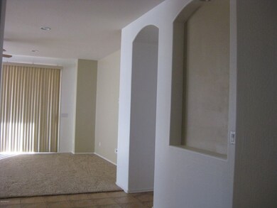 Entry hall to living room