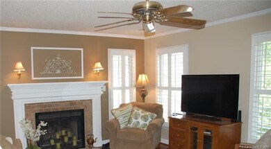 Plantation shutters throughout