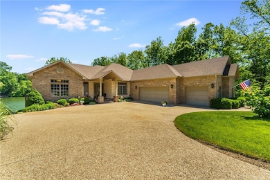 The front of your new home with a side-load garage