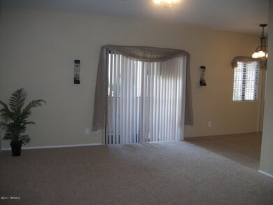 living room w patio door