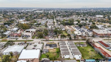 This view shows at least newer 5 town home develop