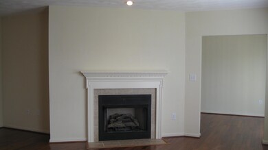 Gas fire place in great room