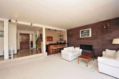 Spacious combo Living Room/Dining Area with wood-b