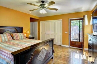 Master bedroom suite with large private bath, dire