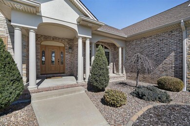 Beautiful front and landscaping.