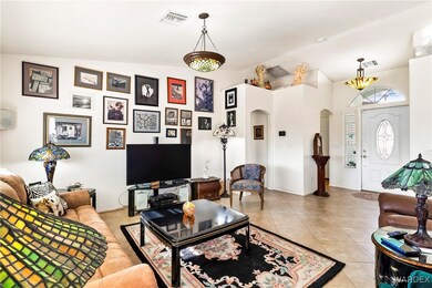 Living area with pot shelving