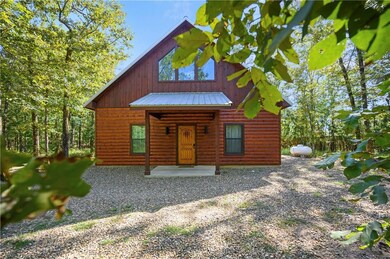 Beautiful cabin tucked in the woods