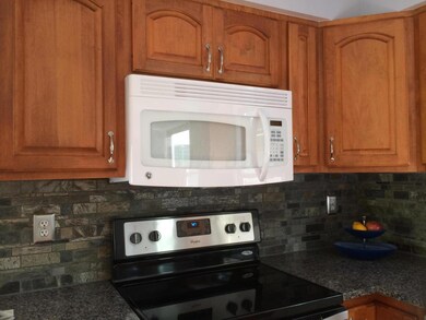 Mosaic tile backsplash