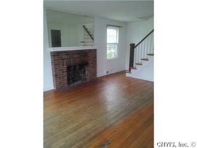 Living Room Beautiful  Brick     Fireplace