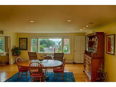 Living Room. Dining area has a large...
