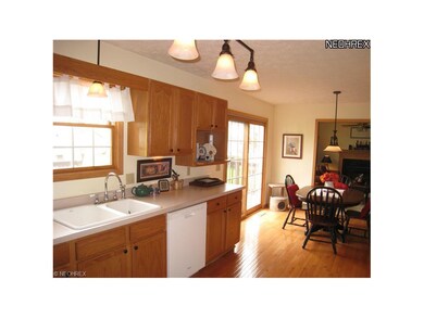 Kitchen view showing the dinette and the family ro