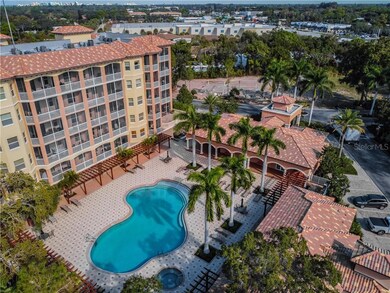 View of pool, clubhouse