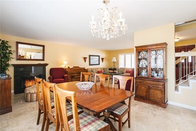 Dining room and living room