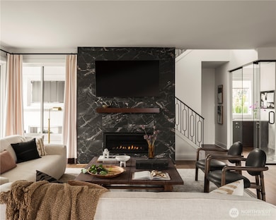 Great Room: Colors and features may vary. For marketing purposes only. This is a pre-sale home.