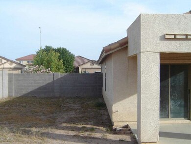 East side of house