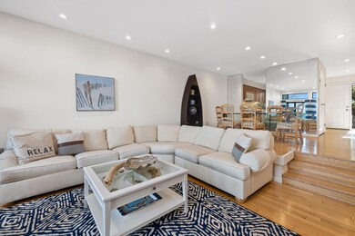 View of living and dining room