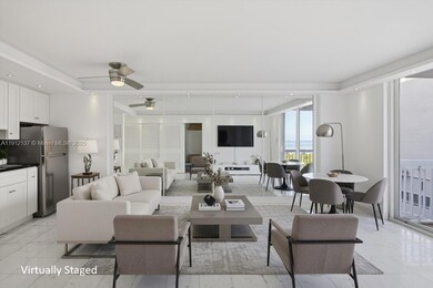 This bright and airy studio welcomes you with sleek floors, floor-to-ceiling mirrors, and expansive sliding glass doors that fill the space with natural light. The open layout feels incredibly spacious, while the private balcony showcases lush palm-tree views and a hint of the ocean beyond. Thoughtfully updated with modern recessed lighting, a contemporary ceiling fan, and clean, minimalist finishes, this residence offers the perfect blend of style and serenity. A rare South Beach oasis