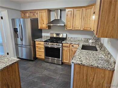 Kitchen featuring stainless steel appliances, hick
