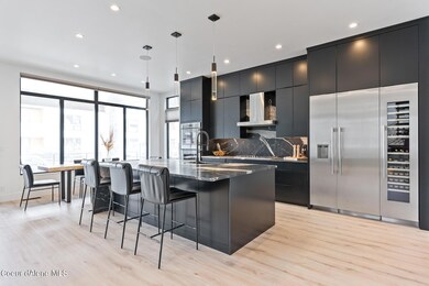 Kitchen with Wine Refrigerator