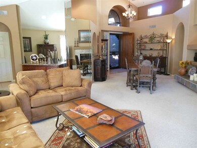 LIVING SPACE WITH VAULTED CEILINGS