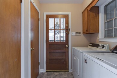 Washer, dryer and pantry.